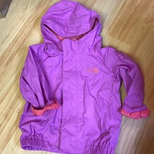 The North Face rain jacket for infant.